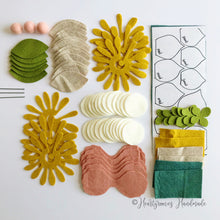 Load image into Gallery viewer, Felt Flower Craft Kit | Succulent Rose