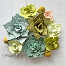 Load image into Gallery viewer, Felt Succulent Craft Kit