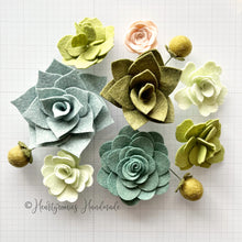 Load image into Gallery viewer, Felt Succulent Craft Kit