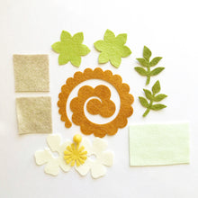 Load image into Gallery viewer, Mini Felt Flower Craft Kit | Autumn Succulent