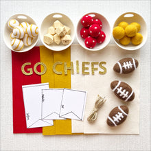 Load image into Gallery viewer, Felt Banner Garland Craft Kit | Go Chiefs