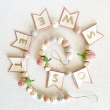 Load image into Gallery viewer, Felt Banner Garland Craft Kit | So Sweet