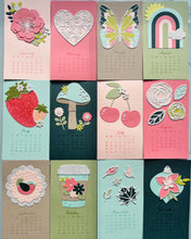 Load image into Gallery viewer, Hand Stamped 2026 Desk Calendar