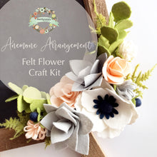 Load image into Gallery viewer, Felt Flower Craft Kit | Anemone Arrangement