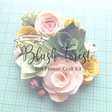 Load image into Gallery viewer, Felt Flower Craft Kit | Blush Forest