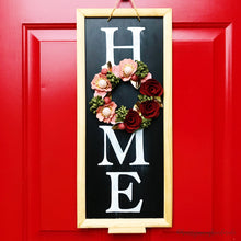 Load image into Gallery viewer, Felt Flower Wreath Craft Kit | Crimson Blush