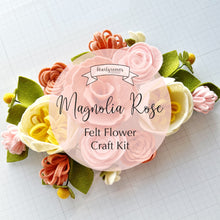 Load image into Gallery viewer, Felt Flower Craft Kit | Magnolia Rose