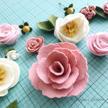 Load image into Gallery viewer, Felt Flower Craft Kit | Magnolia Rose