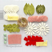 Load image into Gallery viewer, Felt Flower Craft Kit | Spring Poppy