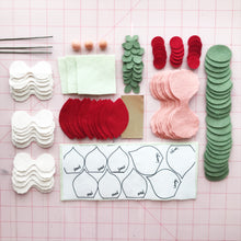 Load image into Gallery viewer, Felt Flower Craft Kit | Holly Jolly Poinsettia