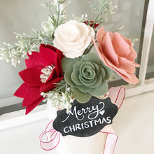Load image into Gallery viewer, Felt Flower Craft Kit | Holly Jolly Poinsettia