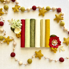 Load image into Gallery viewer, Mini Felt Flower Craft Kit | Deck the Halls Holiday Collection