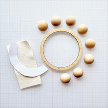 Load image into Gallery viewer, Beaded Wreath Ornament Base | 4 inches