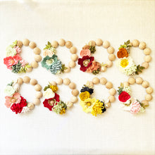 Load image into Gallery viewer, Beaded Wreath Ornament Base | 4 inches