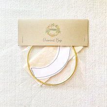 Load image into Gallery viewer, Gold Hoop Ornament Base | 4 inches