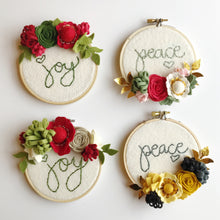 Load image into Gallery viewer, Mini Felt Flower Craft Kit | Black and Gold