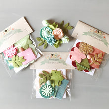 Load image into Gallery viewer, Mini Felt Flower Craft Kit | Succulent