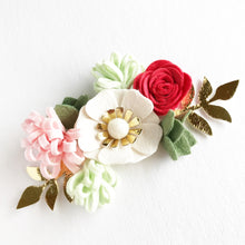 Load image into Gallery viewer, Mini Felt Flower Craft Kit | Strawberry Mint