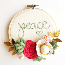 Load image into Gallery viewer, Mini Felt Flower Craft Kit | Strawberry Mint
