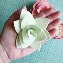 Load image into Gallery viewer, Felt Flower Craft Kit | Coral Sage Floral Trio