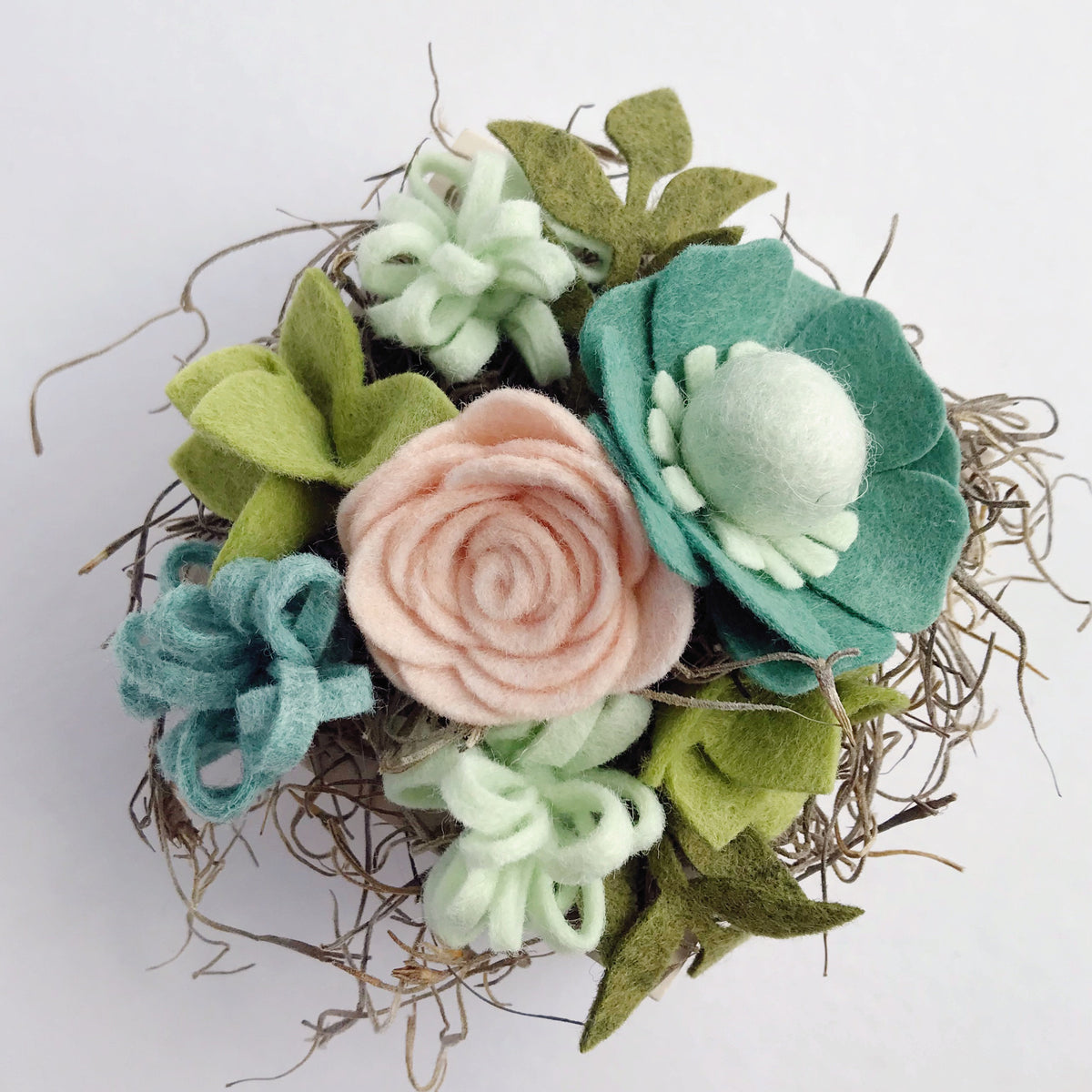 DIY Felt Flowers - Reuse Grow Enjoy