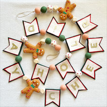 Load image into Gallery viewer, Felt Banner Garland Craft Kit | Holiday Cheer
