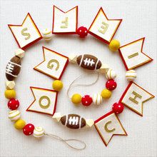 Load image into Gallery viewer, Felt Banner Garland Craft Kit | Go Chiefs
