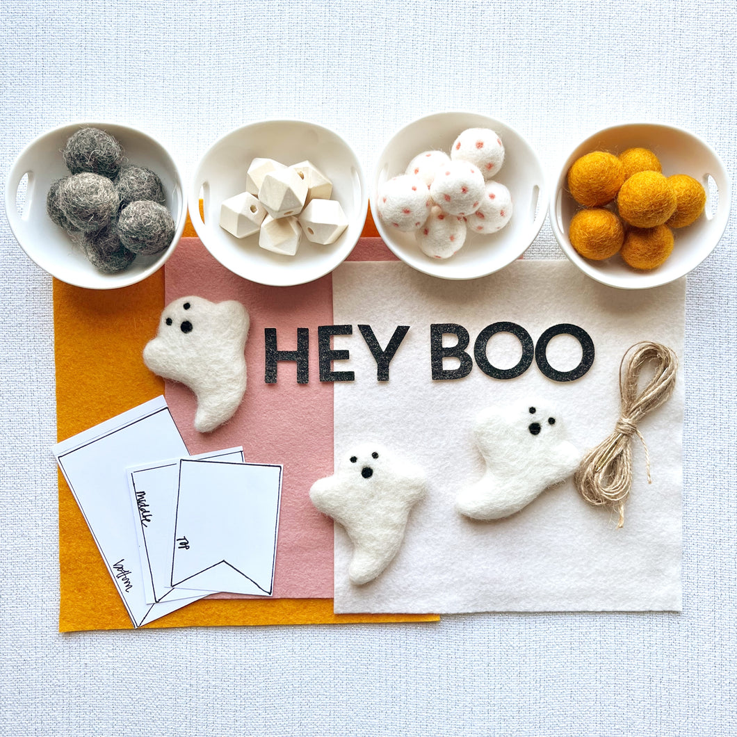 Felt Banner Garland Craft Kit | Hey Boo