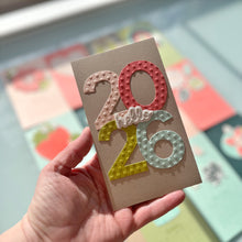 Load image into Gallery viewer, Hand Stamped 2026 Desk Calendar
