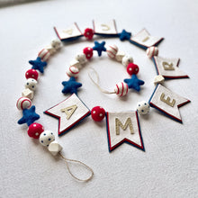 Load image into Gallery viewer, Felt Banner Garland Craft Kit | America
