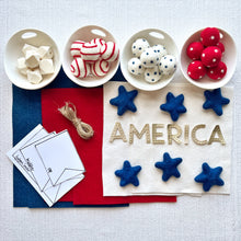 Load image into Gallery viewer, Felt Banner Garland Craft Kit | America
