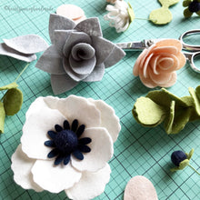 Load image into Gallery viewer, Felt Flower Craft Kit | Anemone Arrangement
