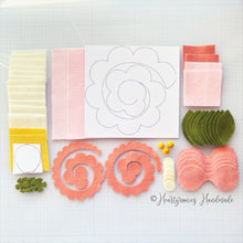 Load image into Gallery viewer, Felt Flower Craft Kit | Magnolia Rose

