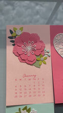 Load and play video in Gallery viewer, Hand Stamped 2026 Desk Calendar
