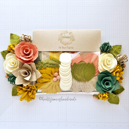 Crafters Flower Paper Kit – September Charm Flowers