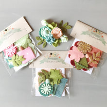 Load image into Gallery viewer, Mini Felt Flower Craft Kit | Succulent
